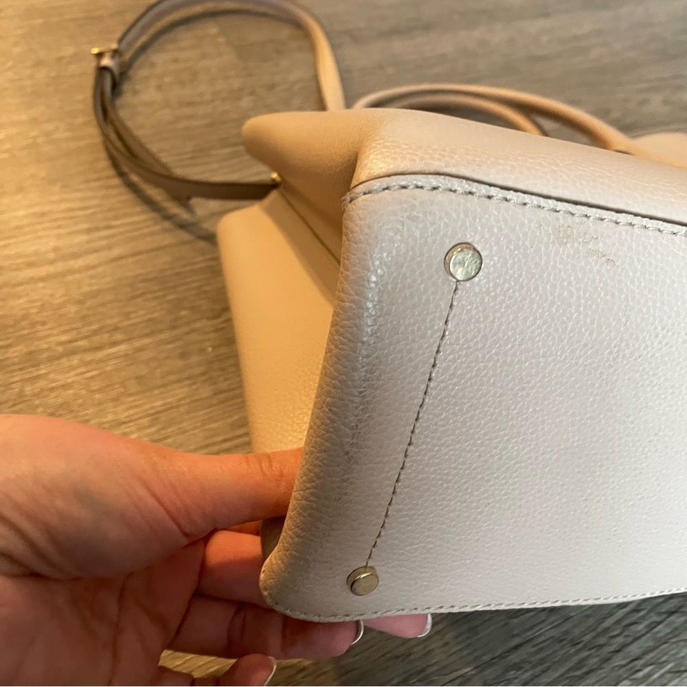 KATE SPADE Eva Satchel Blush Pink Leather Convertible Crossbody Bag - Picture 12 of 16
